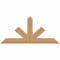 Ekena Millwork Saratoga Timber Gable Bracket, Western Red Cedar, 60"W x 27"H x 1 1/2"D x 5 1/2"F, 11/12 Pitch GBW060X27X0206SAR00SWR - alternate 1